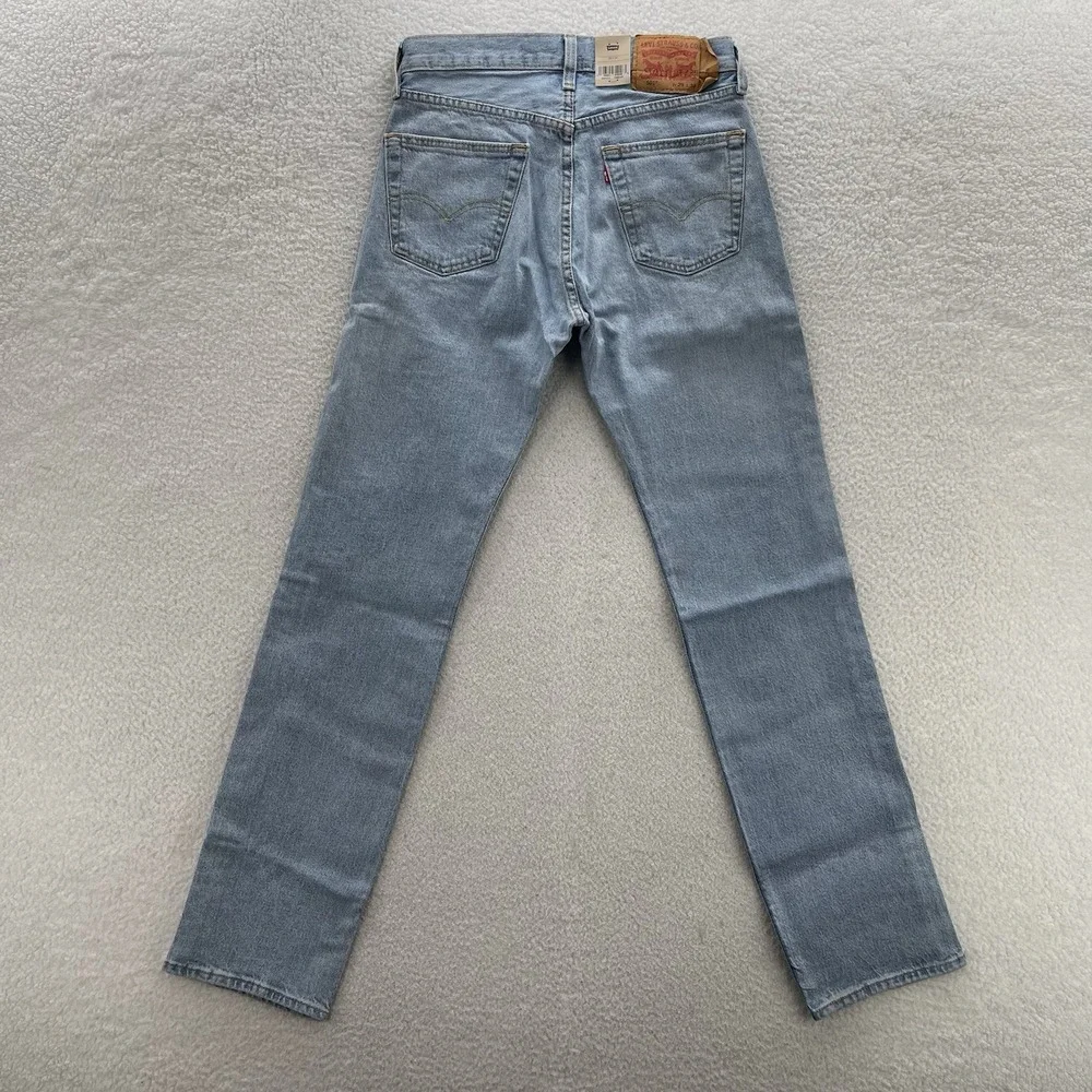 Levis 501 Jeans Mens 29x34 Blue Original Fit Straight Denim Casual 90s Cowboy